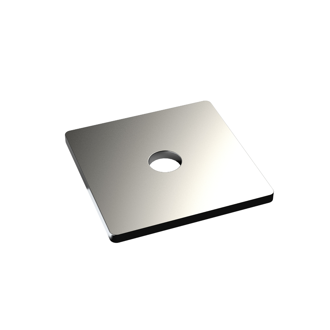 Flat Square Washer M10 x 50 x 3mm A4 T316 Stainless Steel WSQM6105034